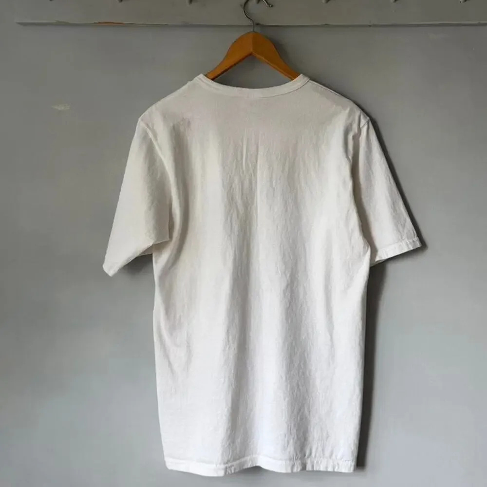 Champion white t-shirt with gold logo (M) - Picture 5 of 8